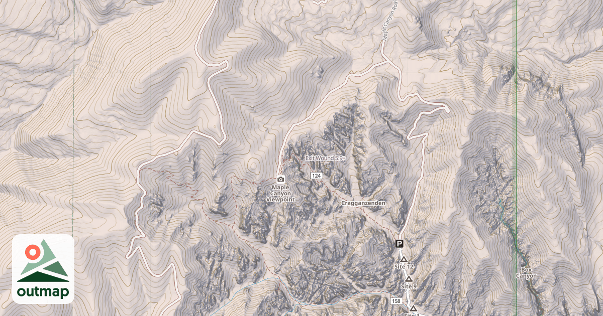 Map of Exit Wound
