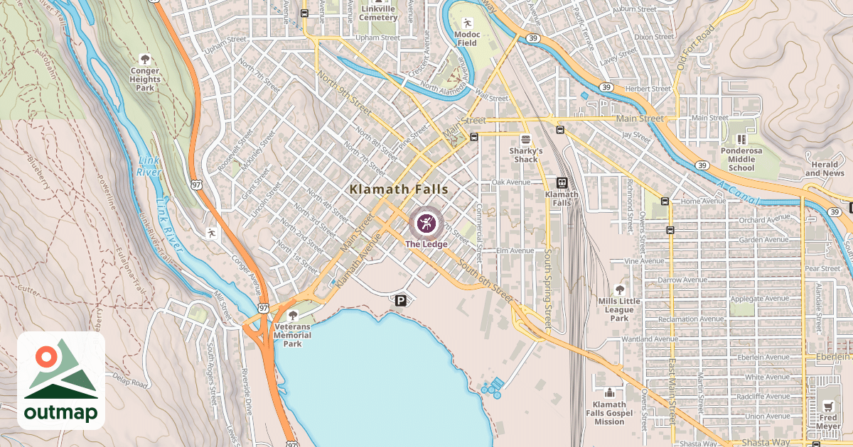 Map of The Ledge