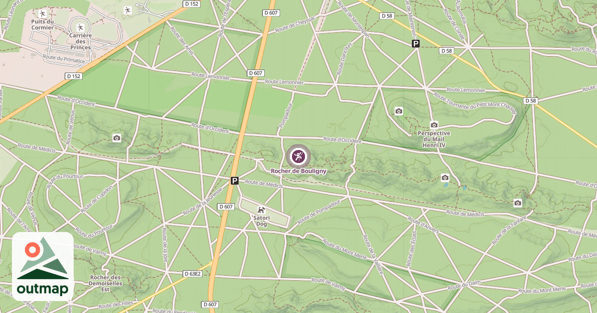 Map of Rocher de Bouligny