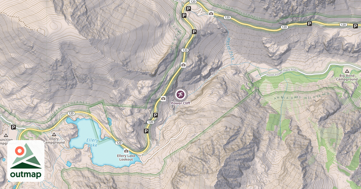 Map of Power Cliff
