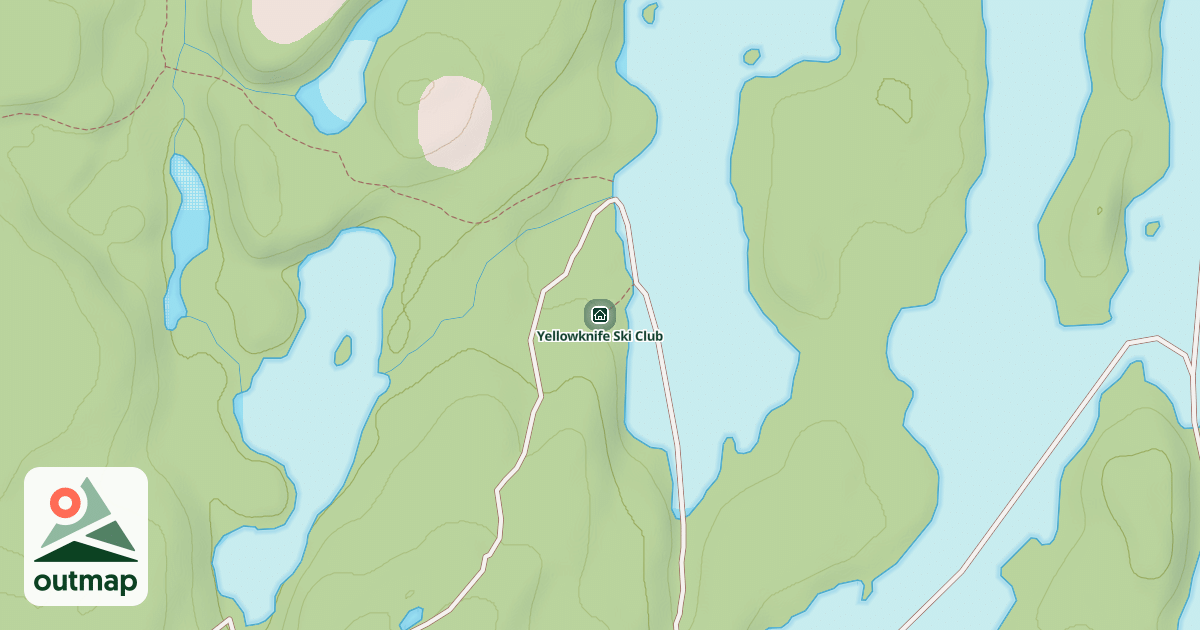 Map of Yellowknife Ski Club