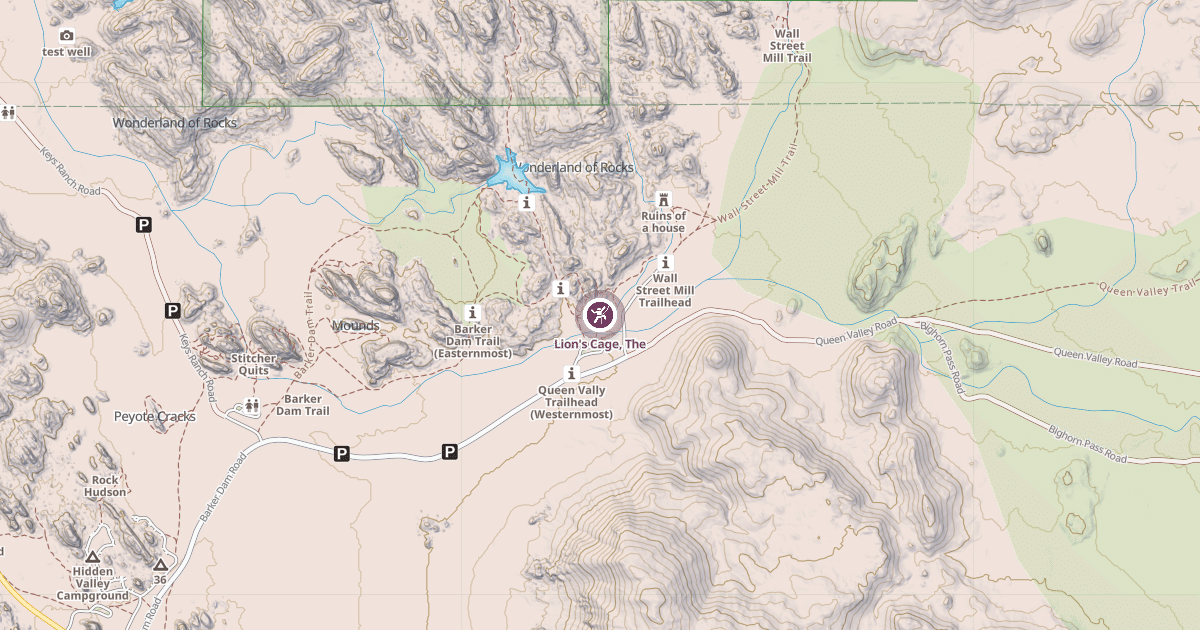 Map preview of Lion's Cage, The