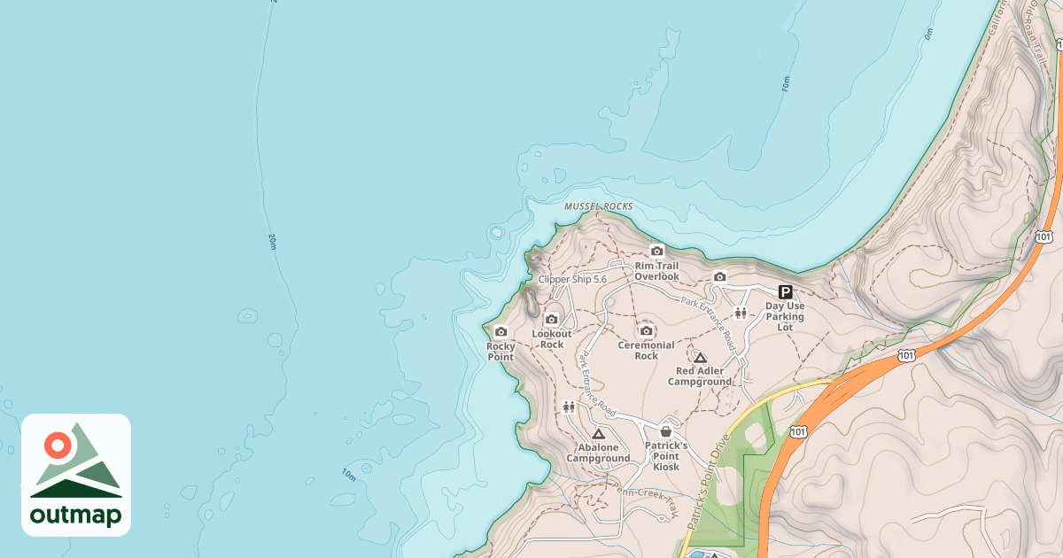 Map of Clipper Ship