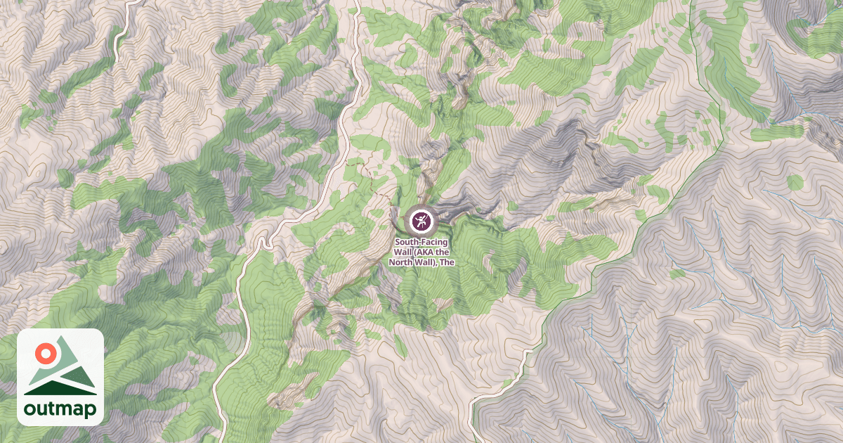 Map of South-Facing Wall (AKA the North Wall), The