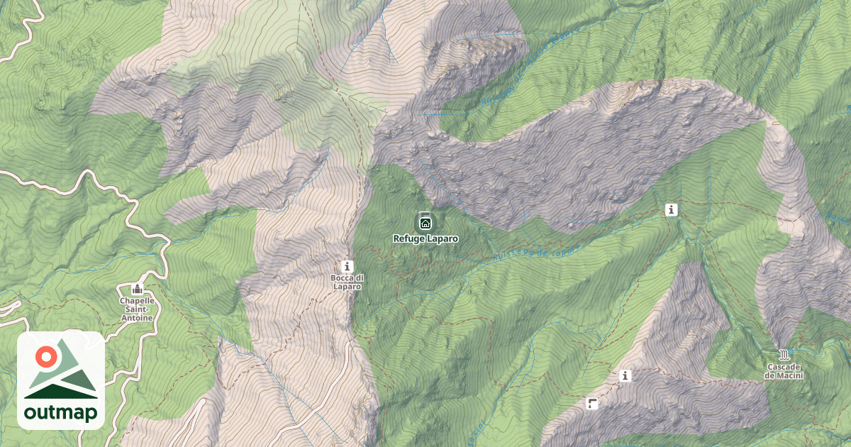Map of Refuge Laparo