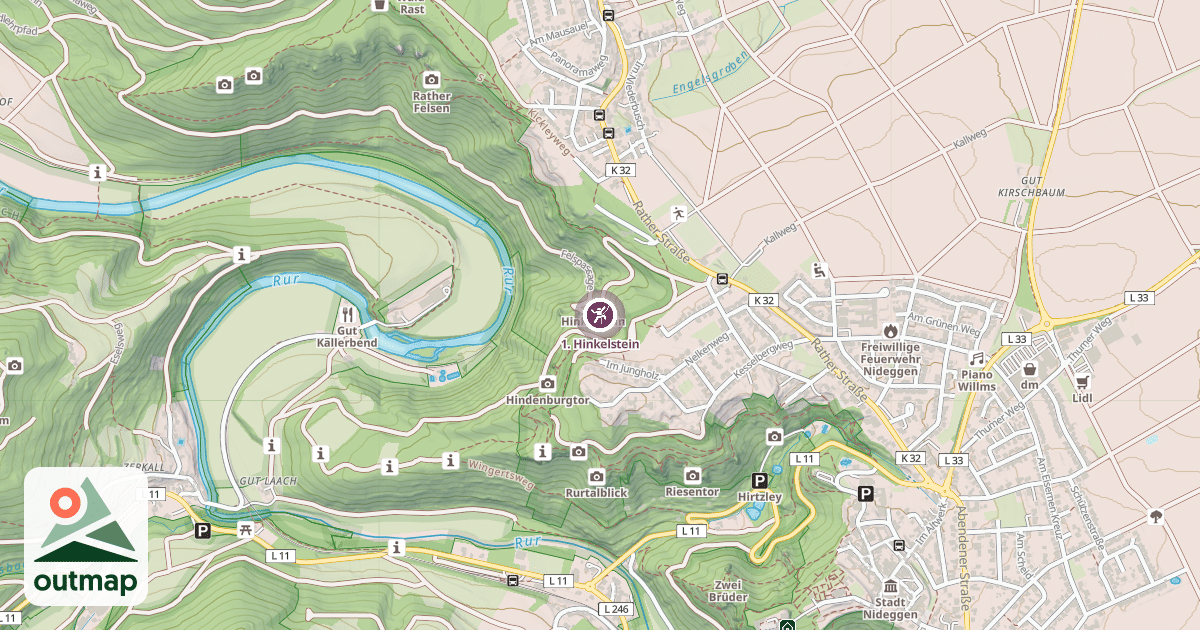 Map of 1. Hinkelstein