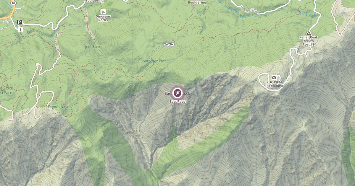 Map preview of East Face