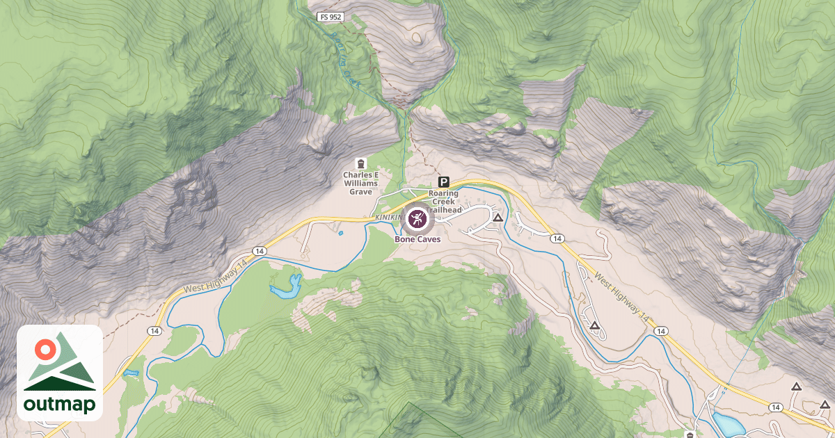 Map of Bone Caves