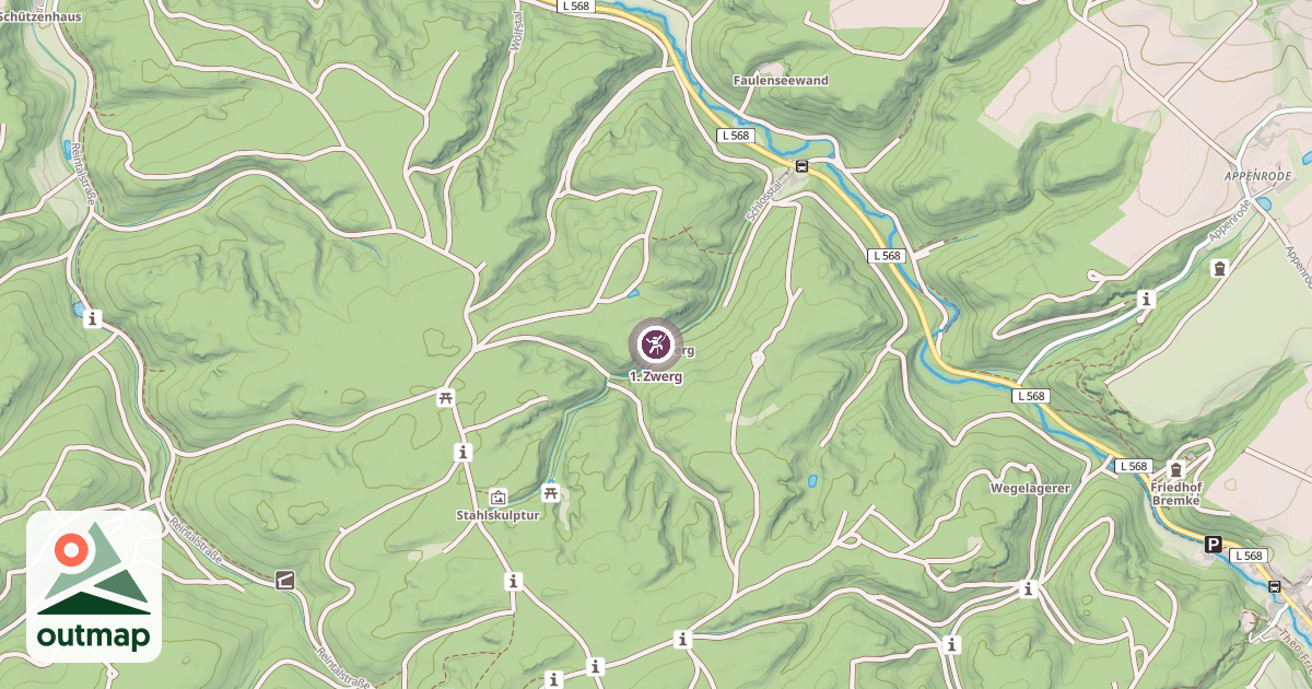 Map of 1. Zwerg