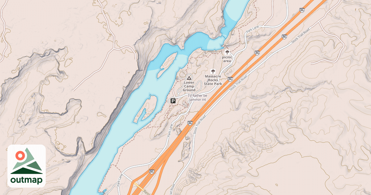Map of I’d Rather be Jammin