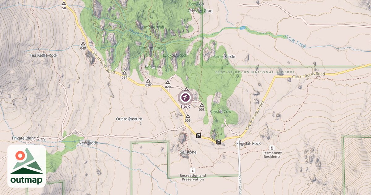 Map of Site C