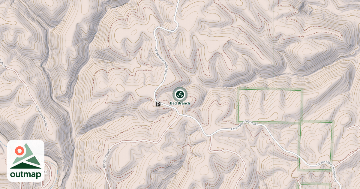 Map of Bad Branch