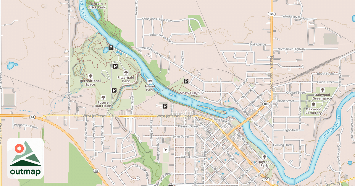 Map of Mossy Gully