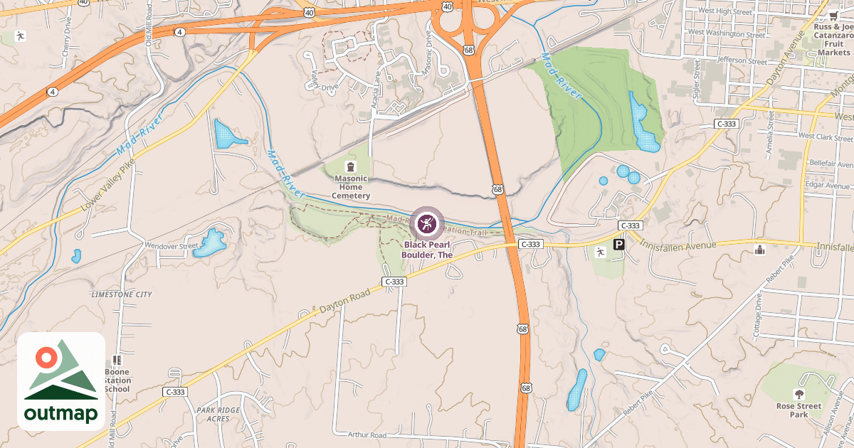 Map of Black Pearl Boulder, The