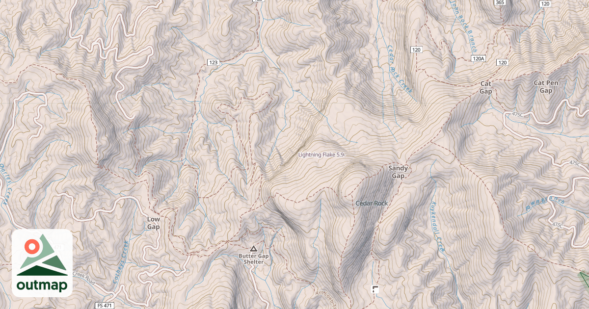 Map of Lightning Flake