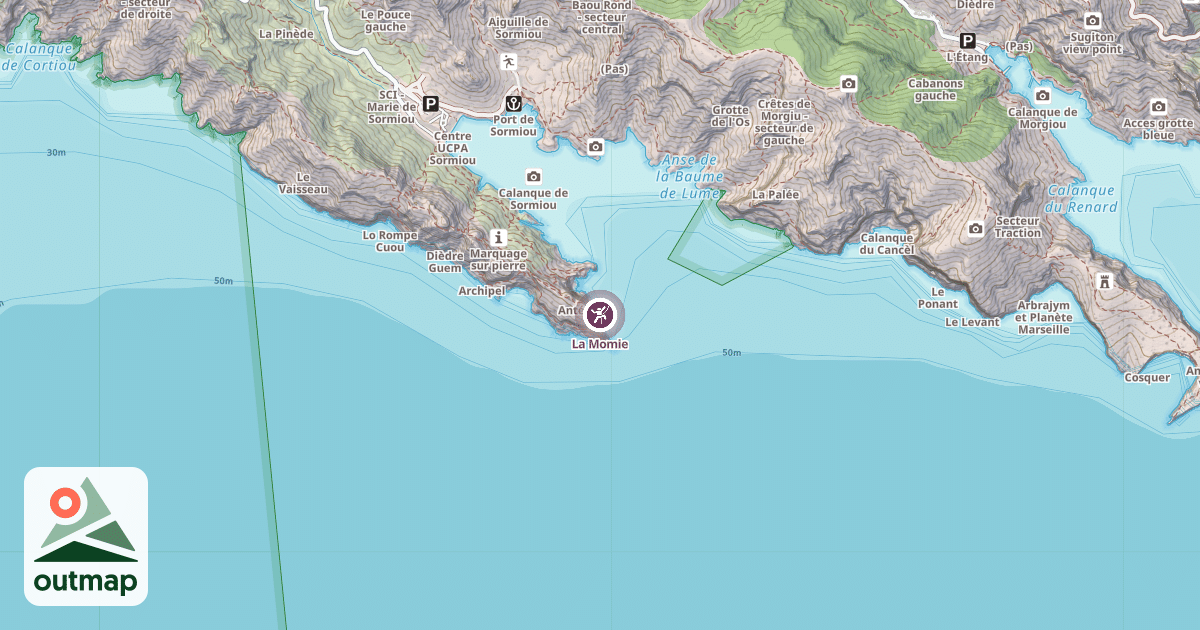 Map of La Momie