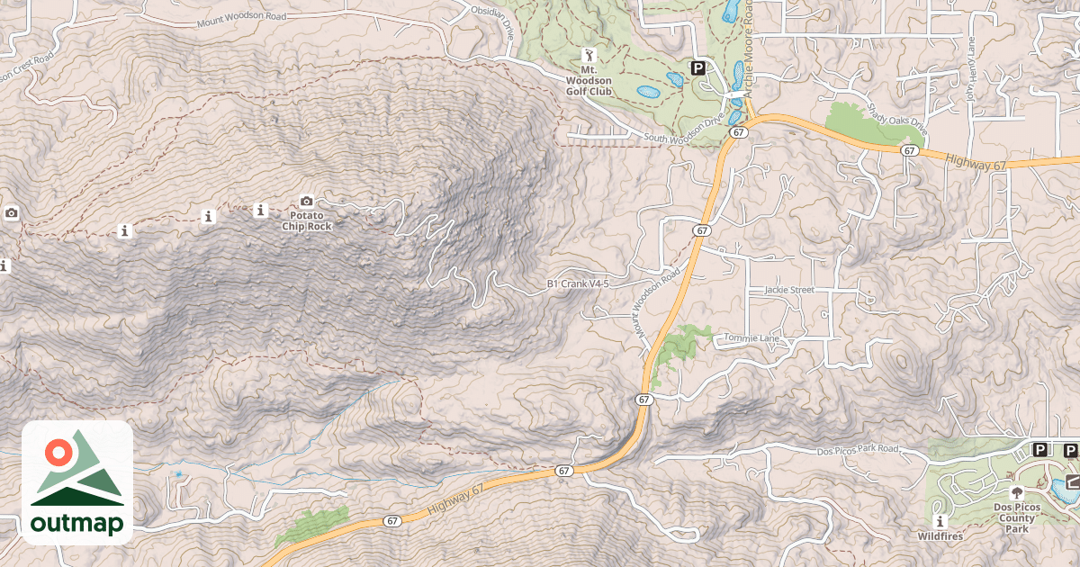 Map of B1 Crank