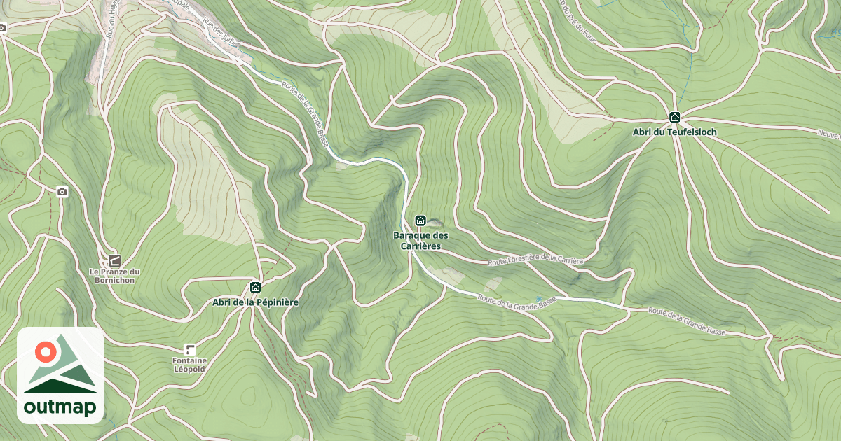 Map of Baraque des Carrières