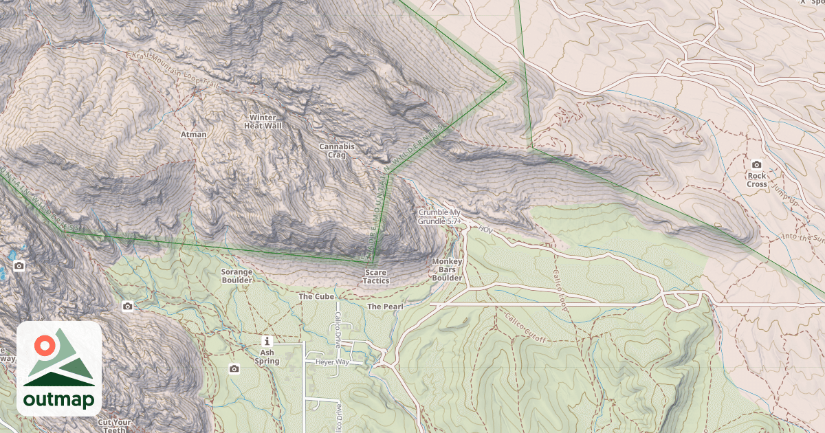 Map of Crumble My Grundle