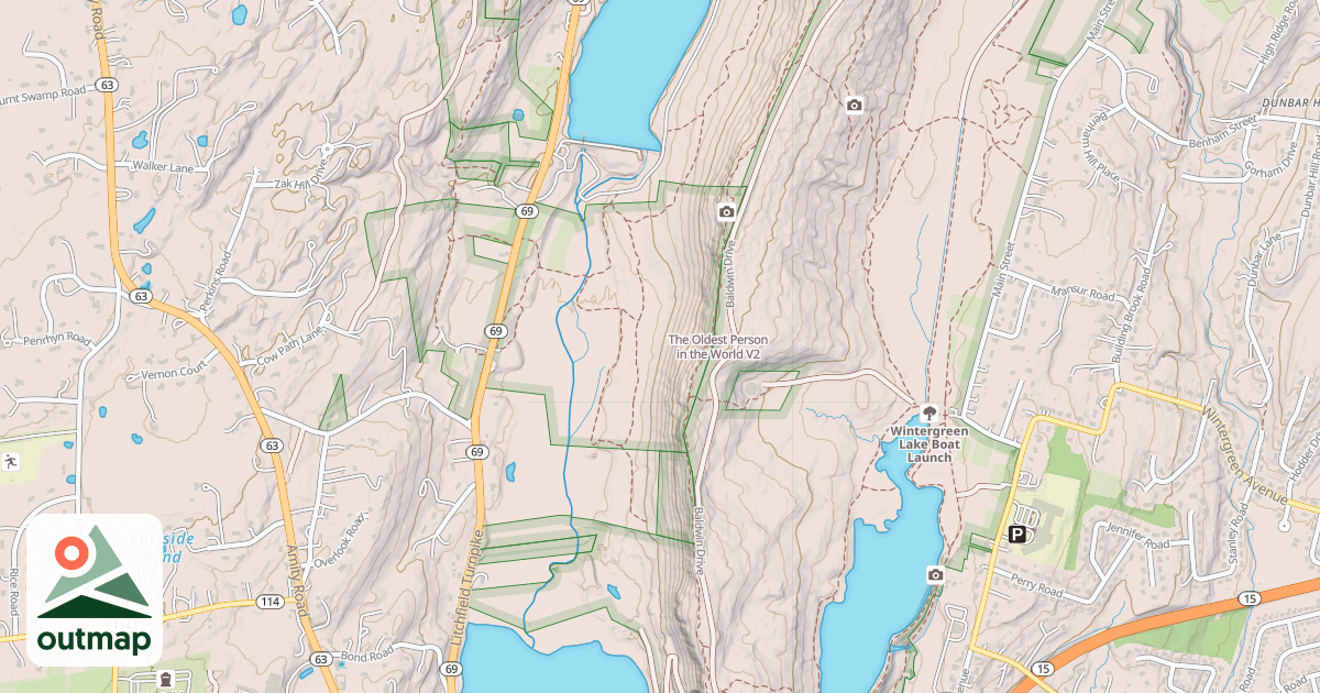 Map of The Oldest Person in the World