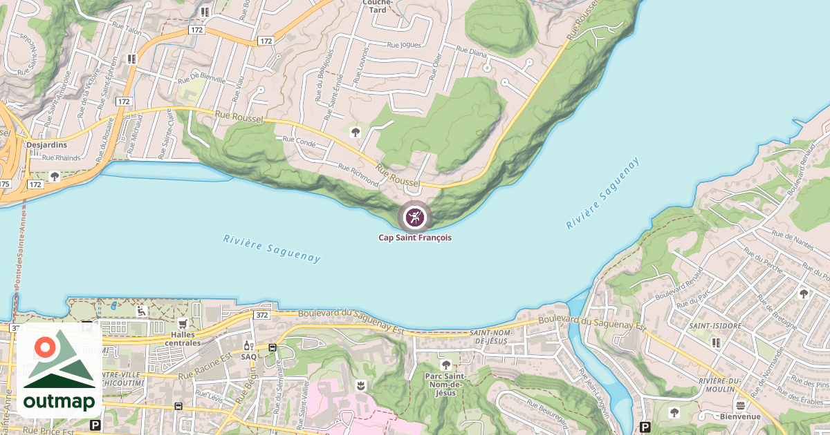 Map of Cap Saint François