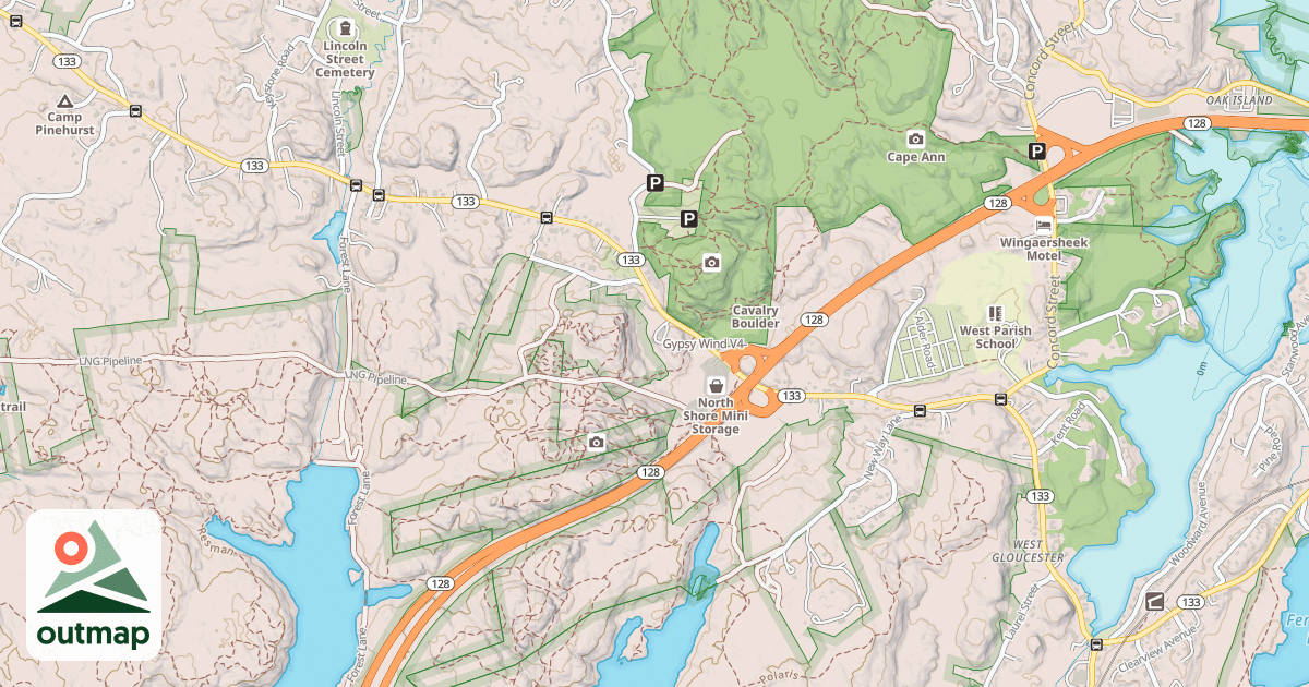 Map of Gypsy Wind