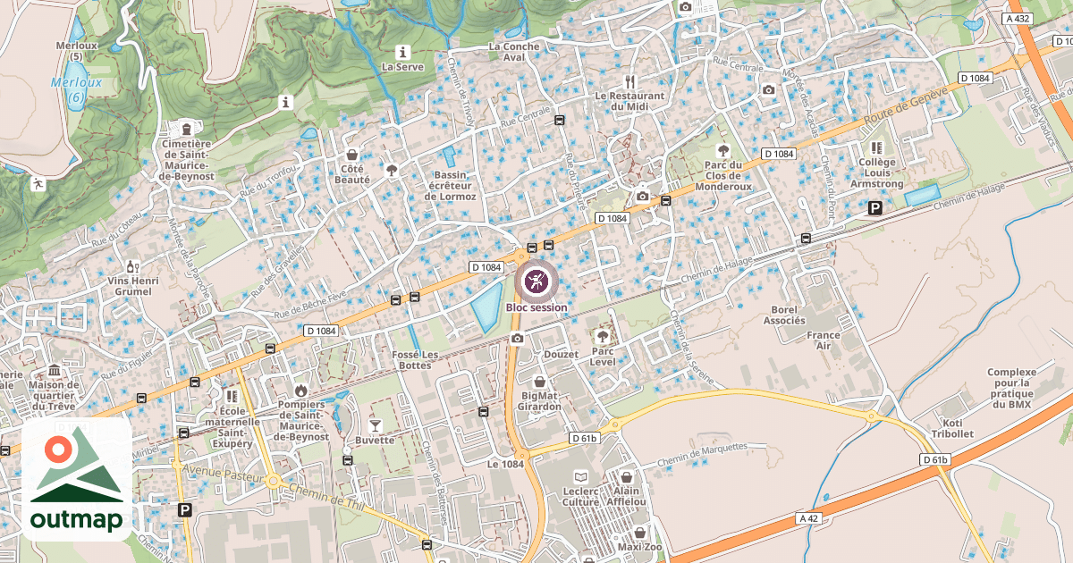 Map of Bloc session