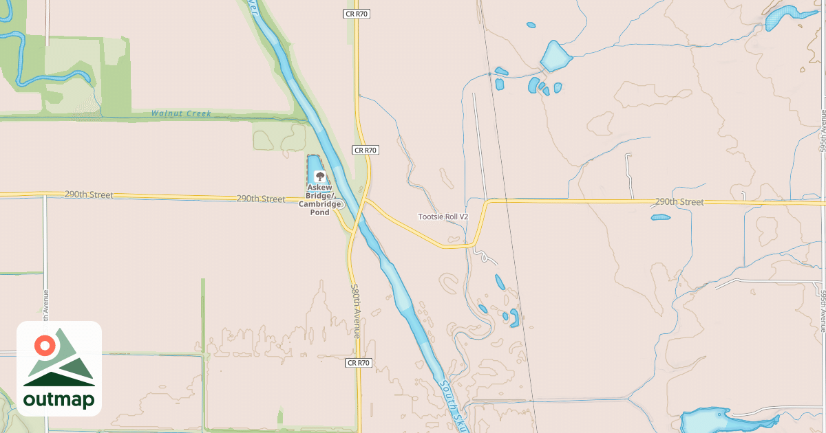 Map of Tootsie Roll