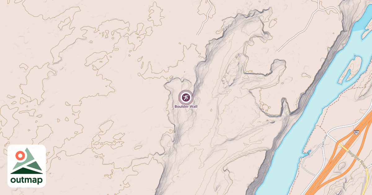 Map of Boulder Wall
