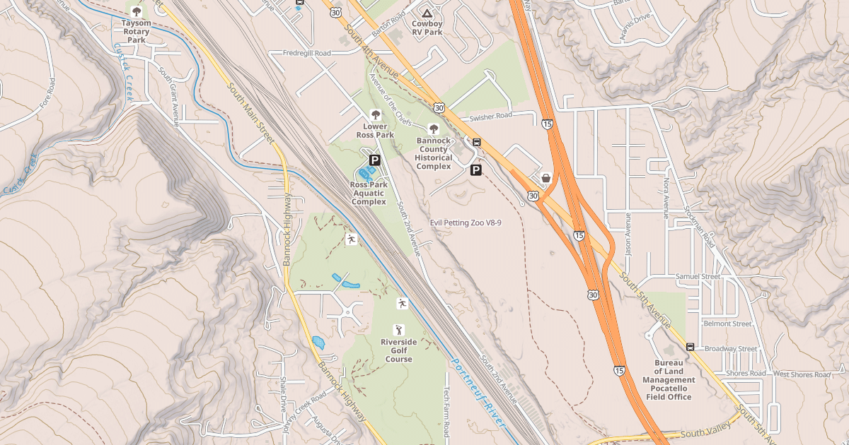 Map preview of Evil Petting Zoo