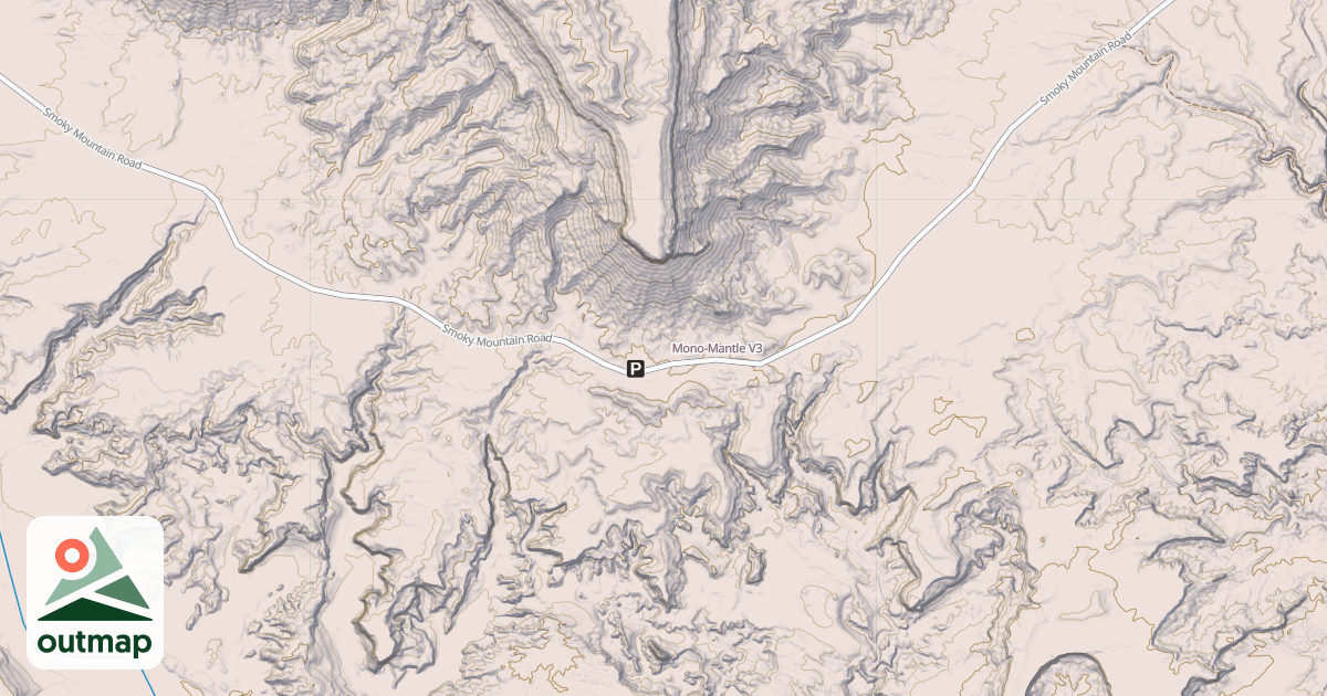 Map of Mono-Mantle