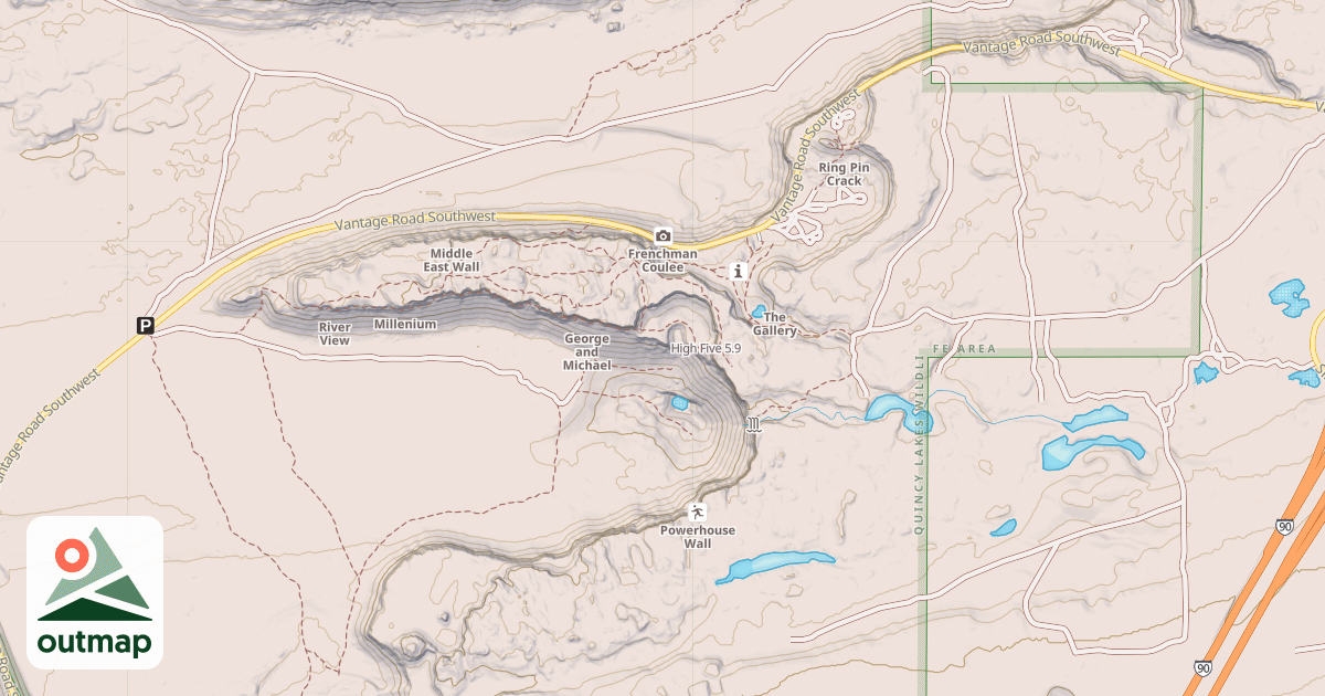 Map of High Five