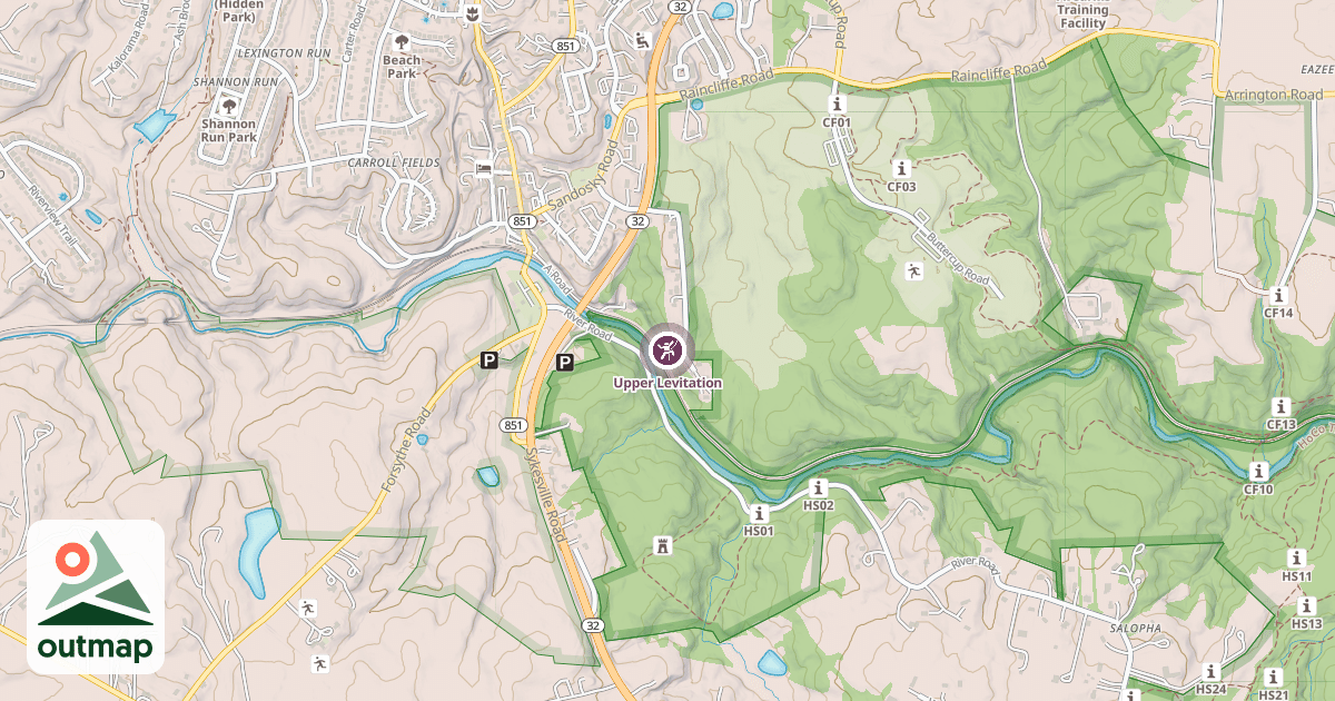 Map of Upper Levitation