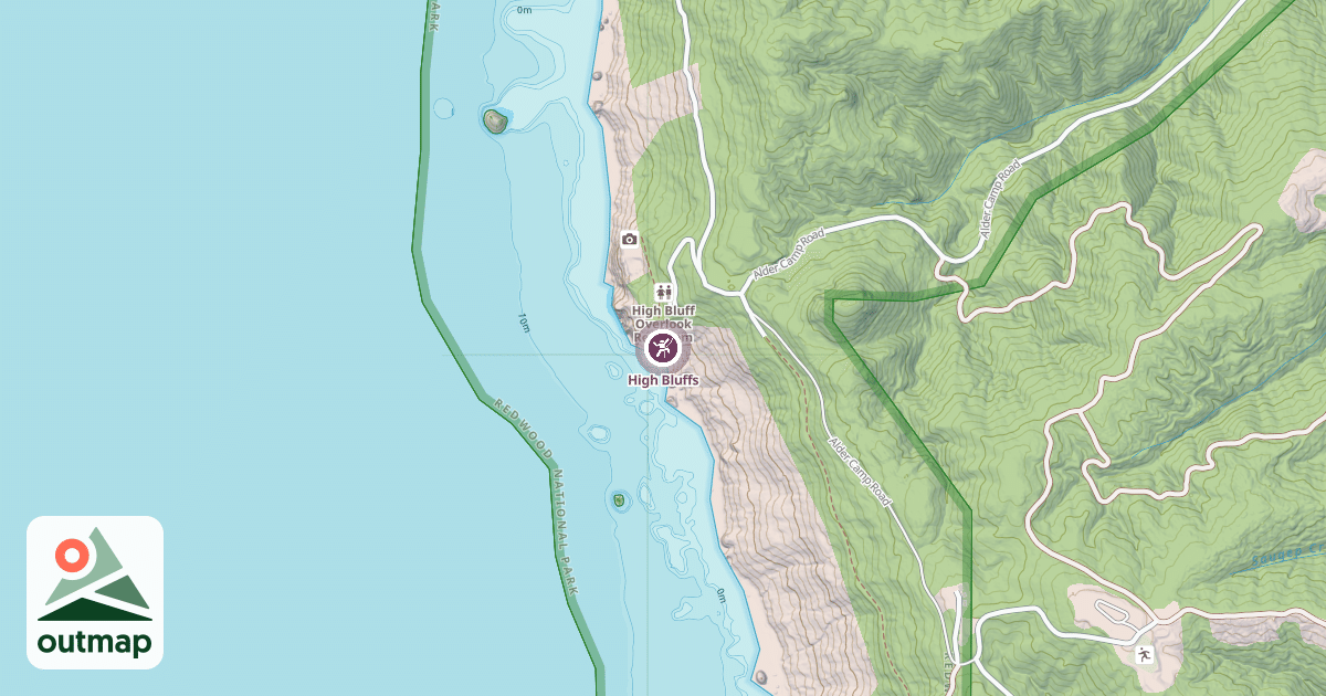 Map of High Bluffs