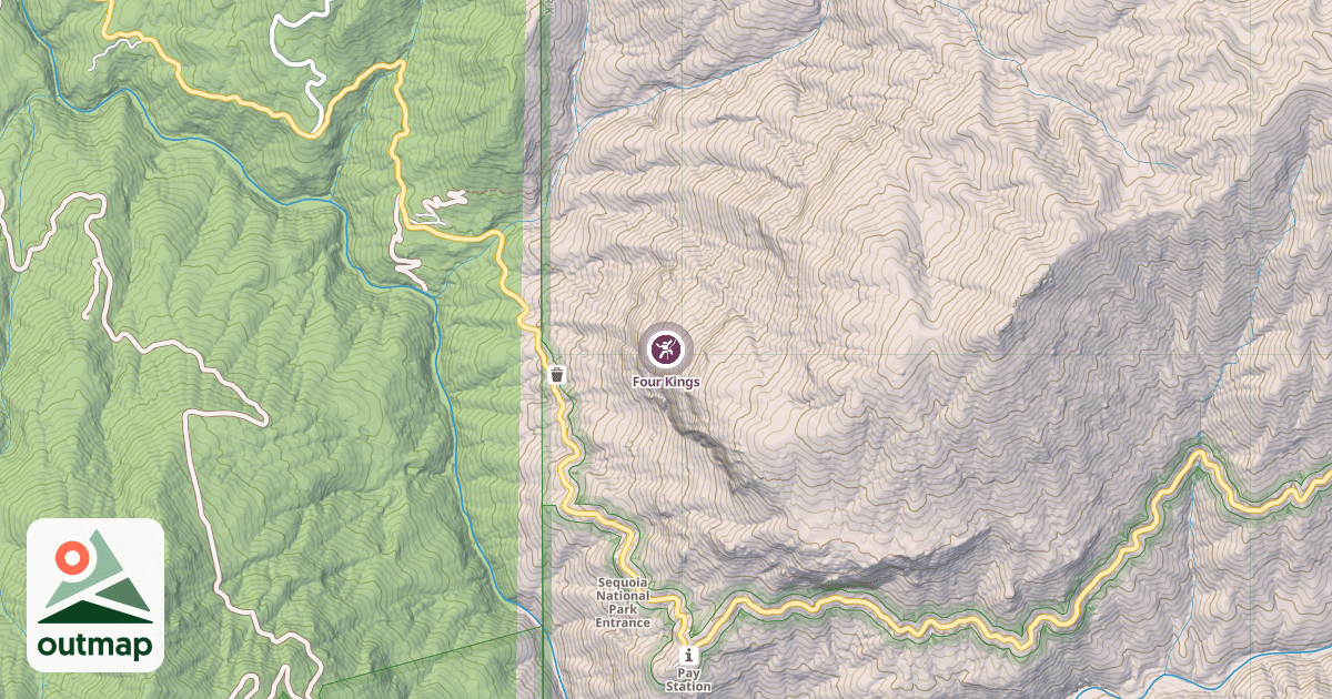Map of Four Kings