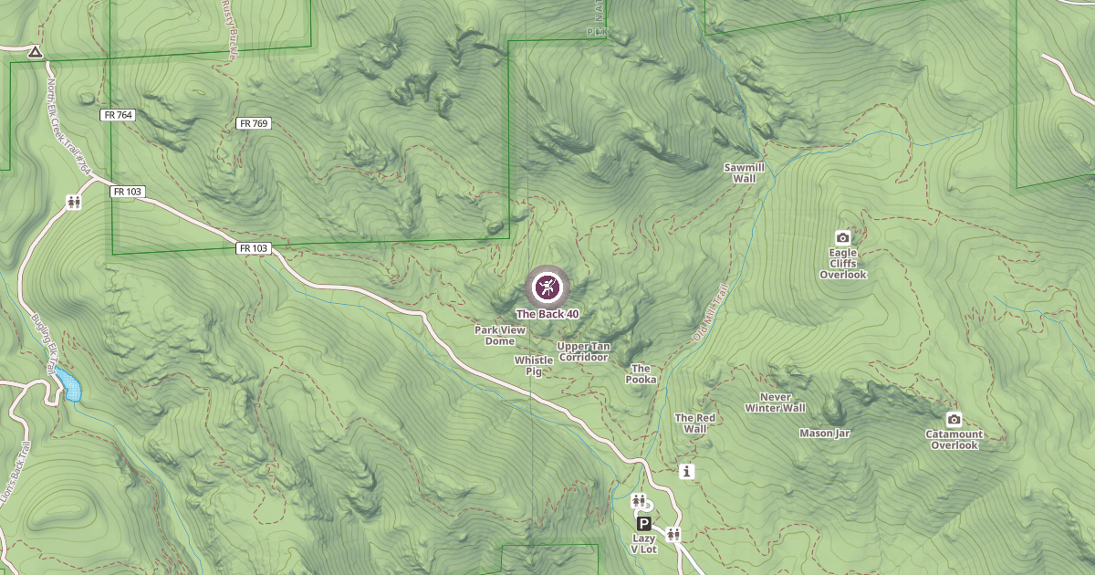 Map preview of The Back 40