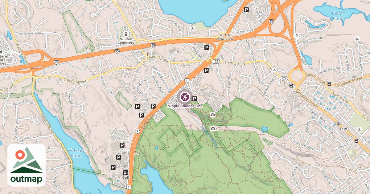 Map of Nipple Boulder, The
