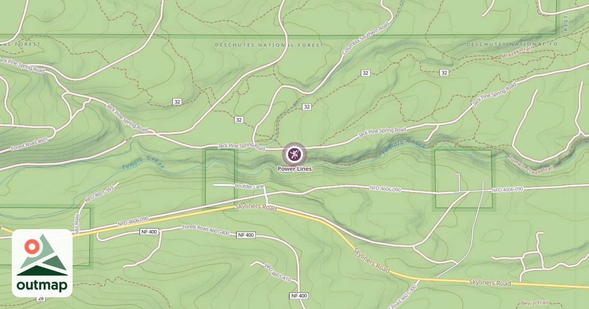 Map of Power Lines