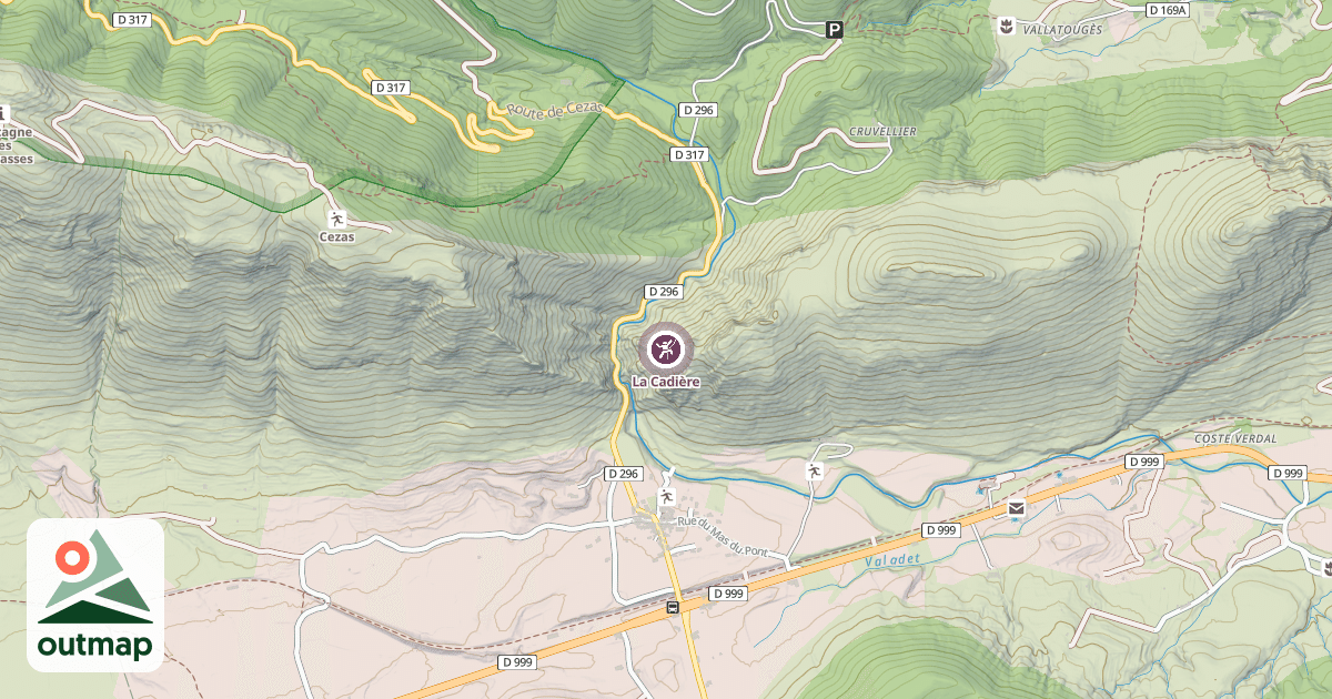 Map of La Cadière