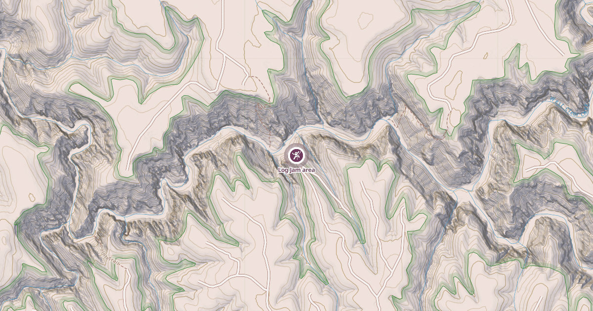 Map preview of Log Jam area