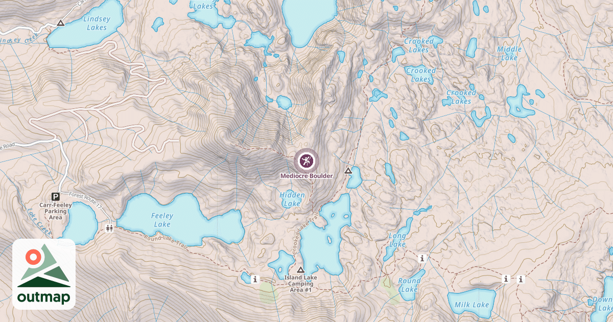 Map of Mediocre Boulder