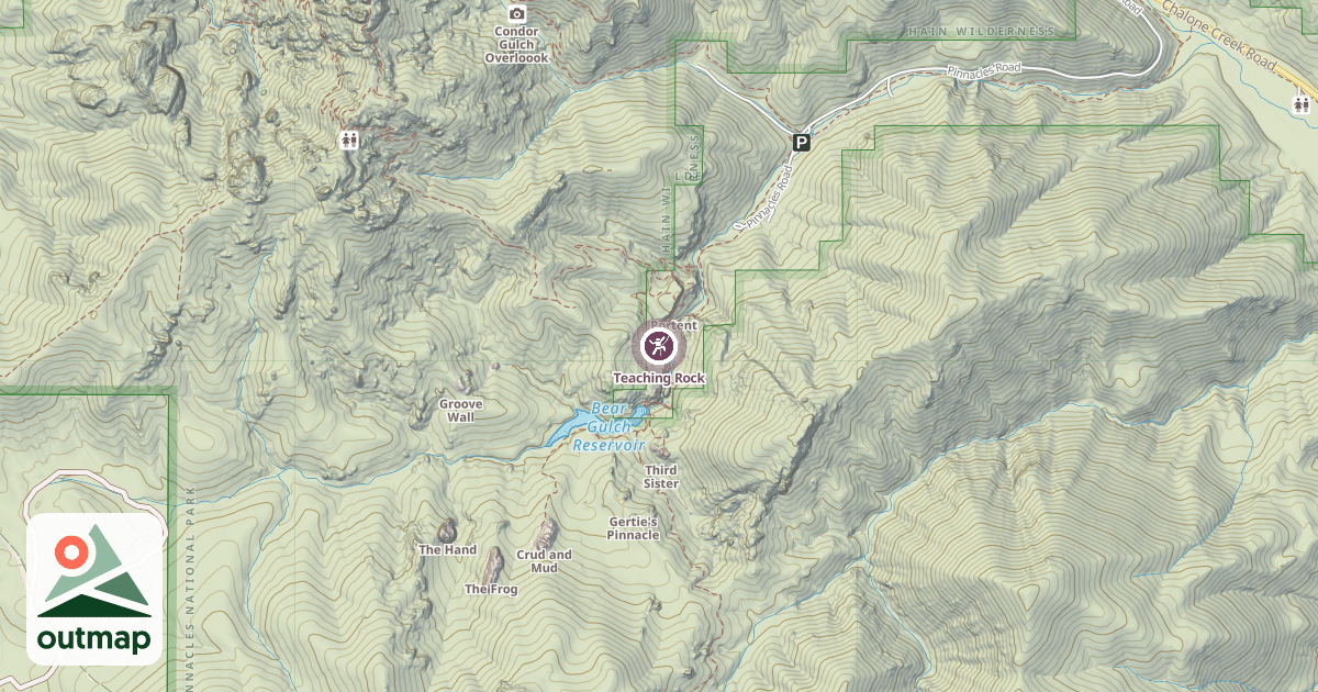Map of Teaching Rock