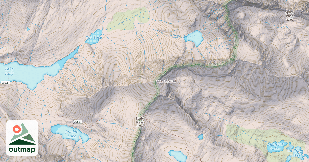 Map of West Ridge