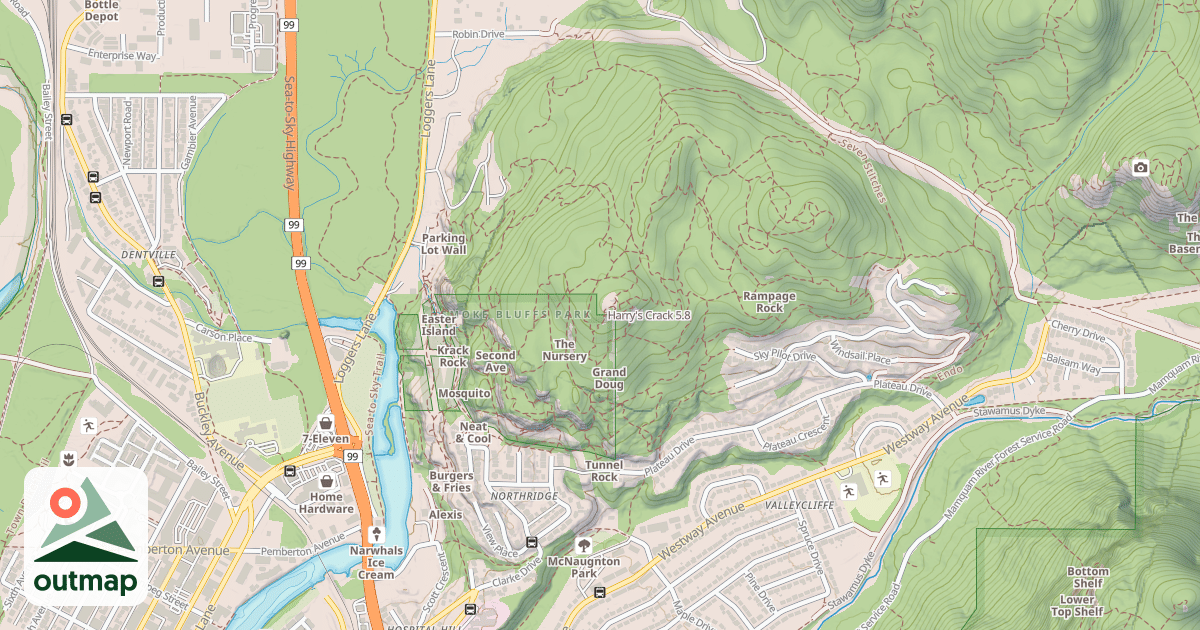 Map of Harry's Crack