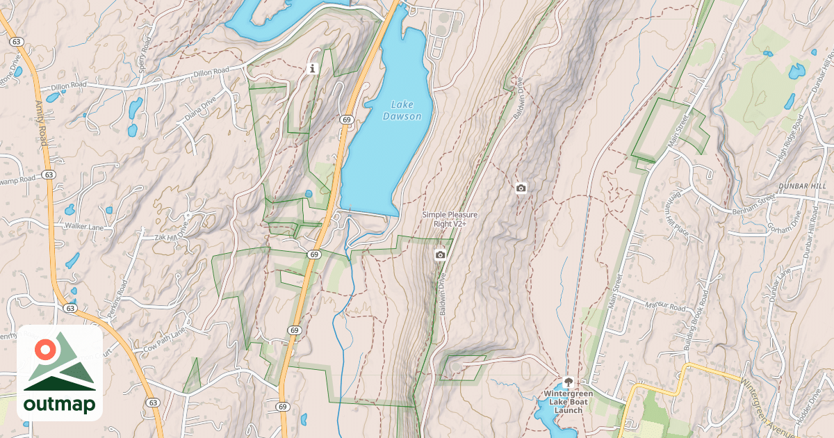 Map of Simple Pleasure Right