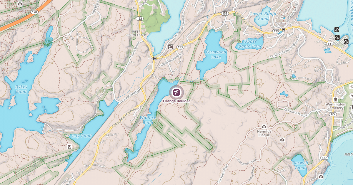 Map preview of Orange Boulder