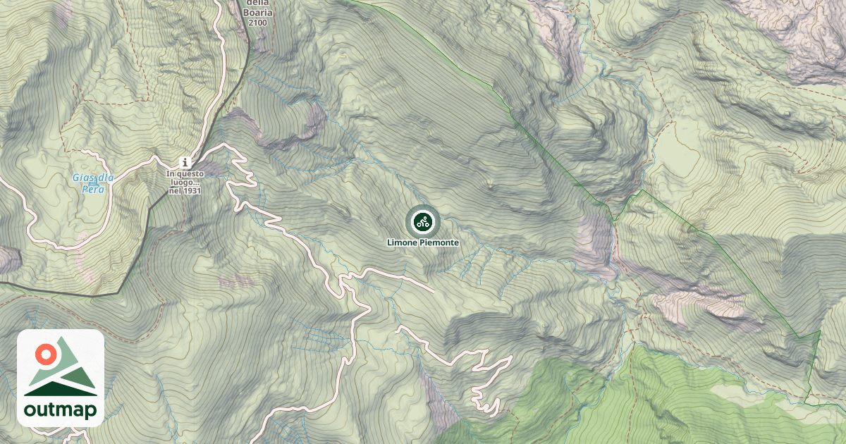 Map of Limone Piemonte