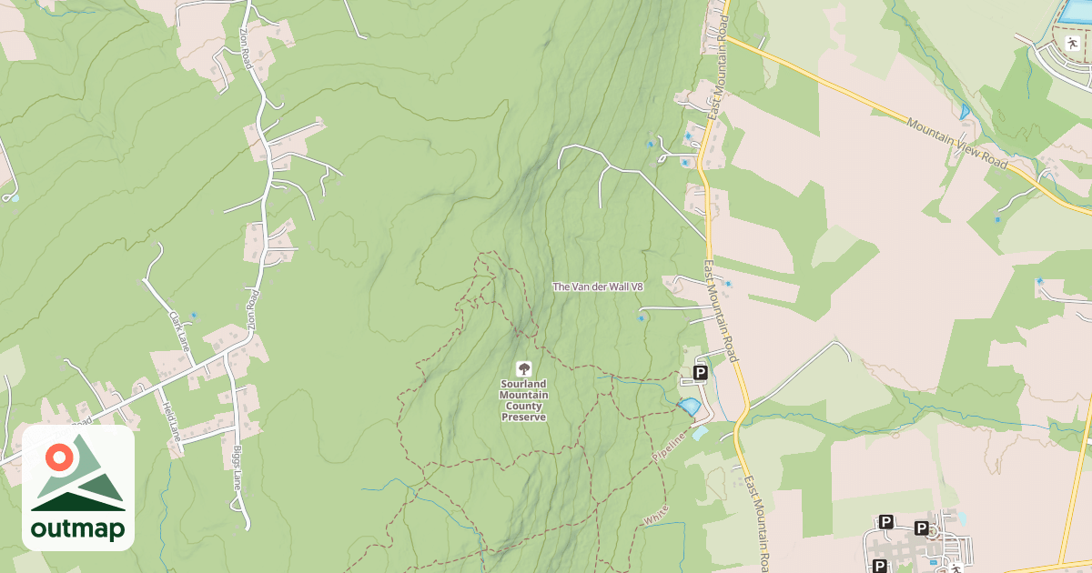 Map of The Van der Wall