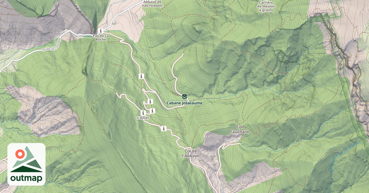 Map of Cabane Josseaume