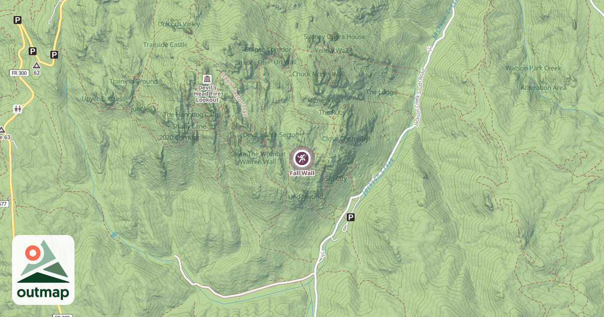 Map of Fall Wall